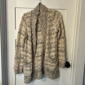 Beautiful off white gray Anthropologie sweater